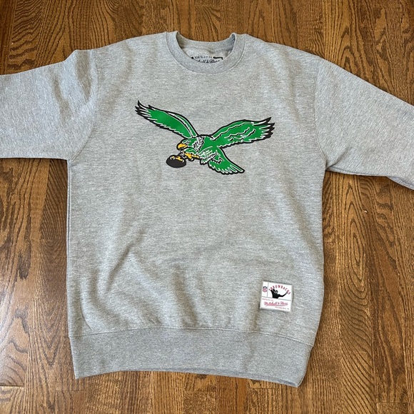 Philadelphia Eagles Mitchell & Ness Basic Pullover Sweatshirt - Picture 6 of 6